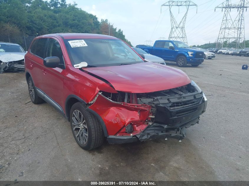 2018 Mitsubishi Outlander Es VIN: JA4AZ3A30JZ037111 Lot: 39825391