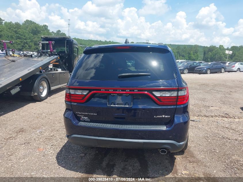 2016 Dodge Durango Limited VIN: 1C4RDJDG3GC394594 Lot: 39825410