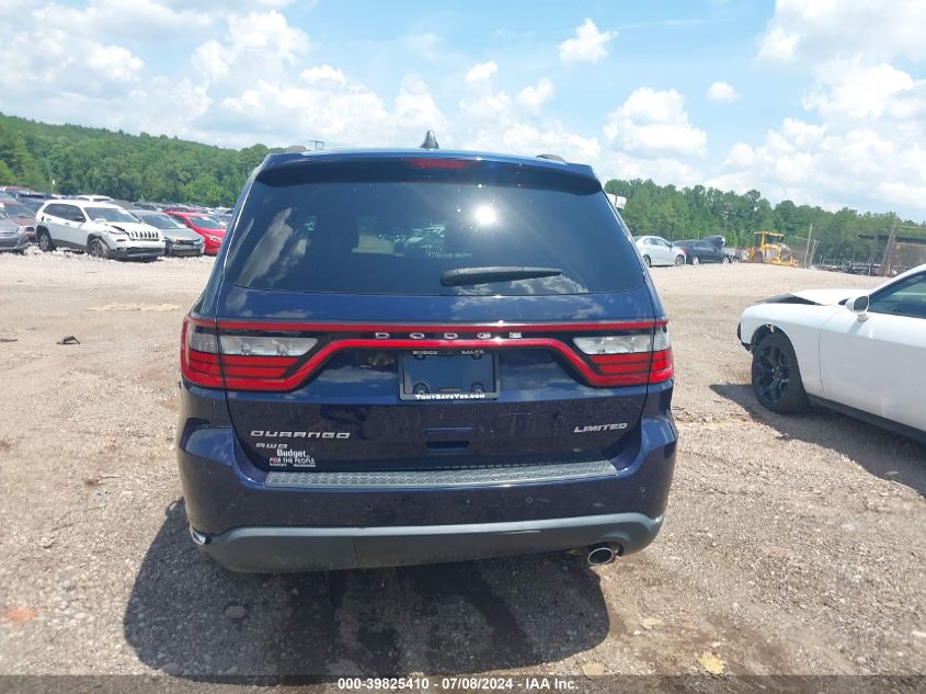 2016 Dodge Durango Limited VIN: 1C4RDJDG3GC394594 Lot: 39825410