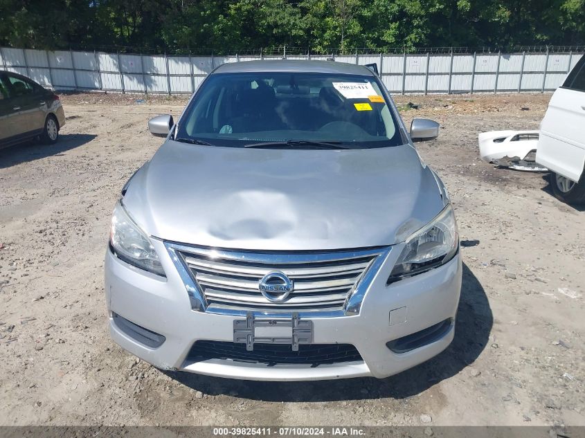 2015 Nissan Sentra S VIN: 3N1AB7AP8FY249408 Lot: 39825411