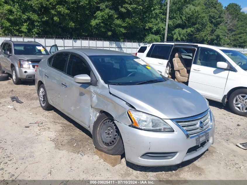 2015 Nissan Sentra S VIN: 3N1AB7AP8FY249408 Lot: 39825411