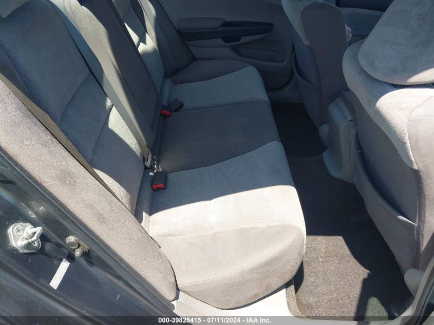 2010 Honda Accord 2.4 Lx VIN: 1HGCP2F34AA008802 Lot: 39825415