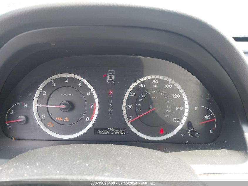 2009 Honda Accord 2.4 Lx-P VIN: 1HGCP26439A064850 Lot: 39825480