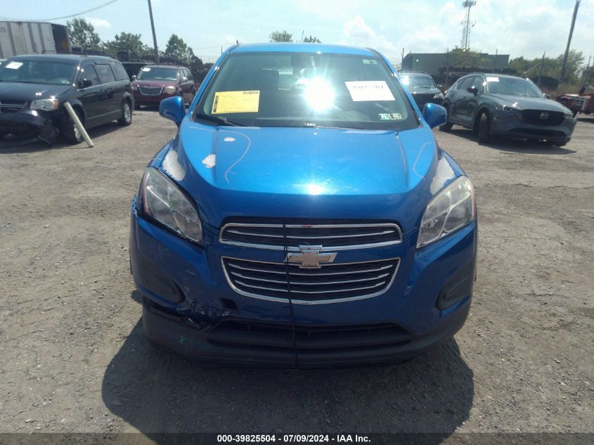 2015 Chevrolet Trax 1Ls VIN: KL7CJKSB8FB259740 Lot: 39825504