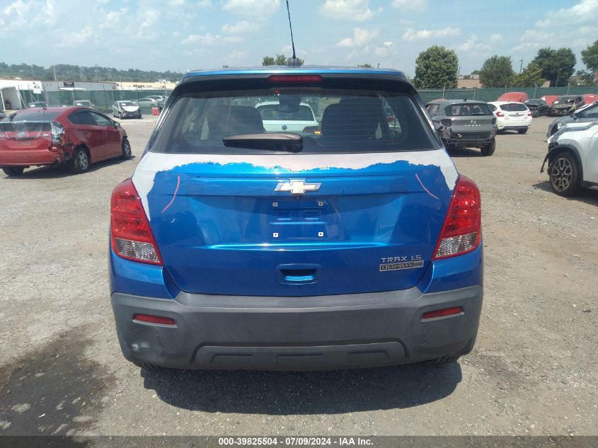 2015 Chevrolet Trax 1Ls VIN: KL7CJKSB8FB259740 Lot: 39825504