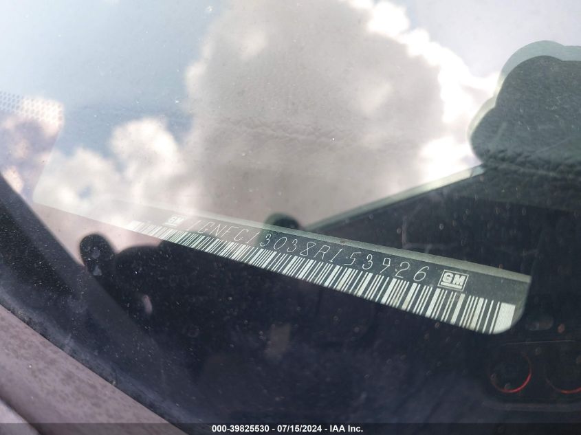 2008 Chevrolet Tahoe Lt VIN: 1GNFC13038R153926 Lot: 39825530