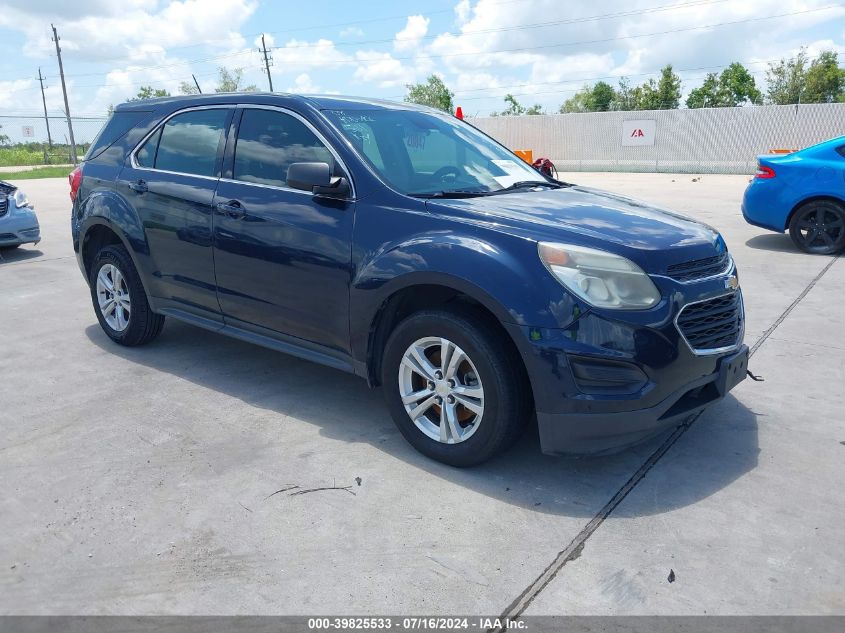 2016 Chevrolet Equinox Ls VIN: 2GNALBEK1G1135415 Lot: 39825533