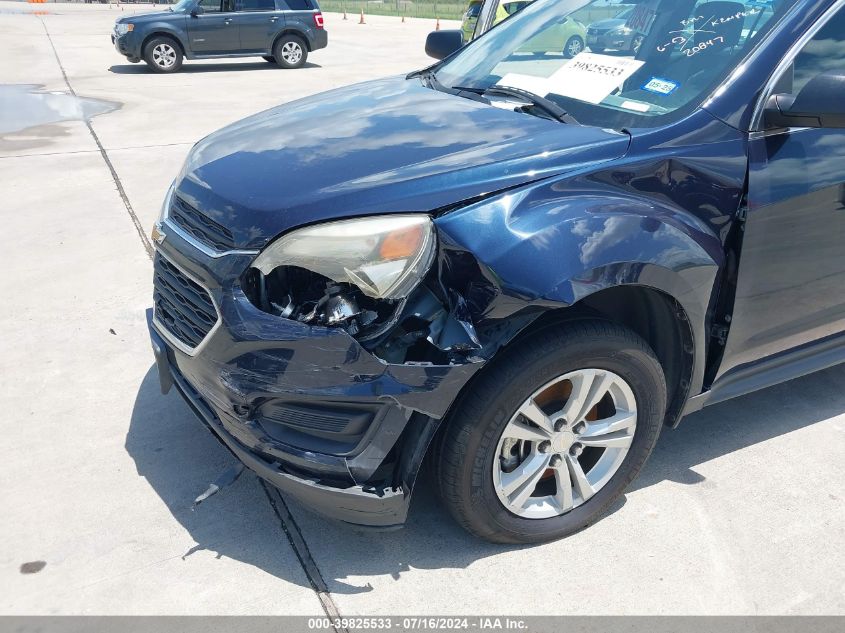 2GNALBEK1G1135415 2016 Chevrolet Equinox Ls