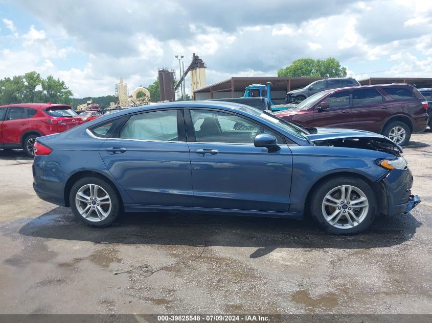 2018 Ford Fusion Se VIN: 3FA6P0H70JR107676 Lot: 39825548