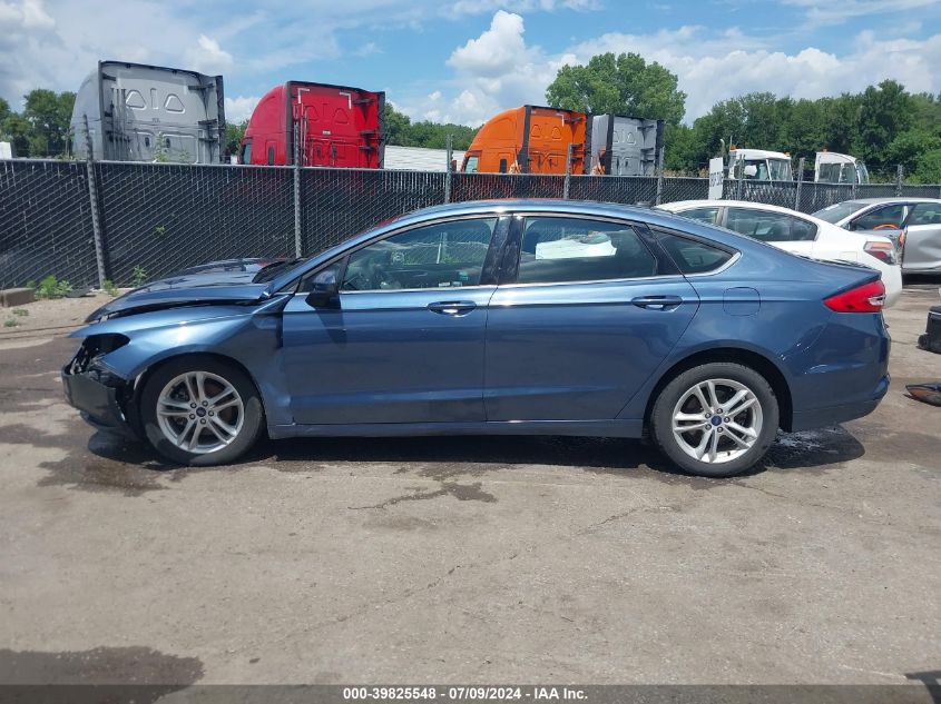 2018 Ford Fusion Se VIN: 3FA6P0H70JR107676 Lot: 39825548