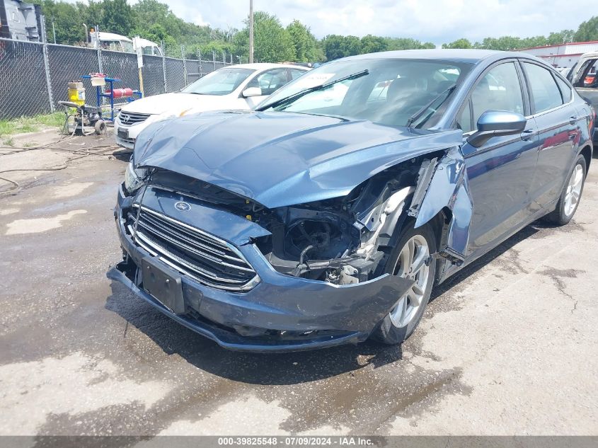 2018 Ford Fusion Se VIN: 3FA6P0H70JR107676 Lot: 39825548