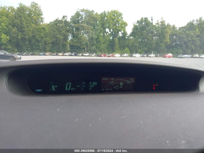 2013 Toyota Prius Three VIN: JTDKN3DUXD1662497 Lot: 39825566