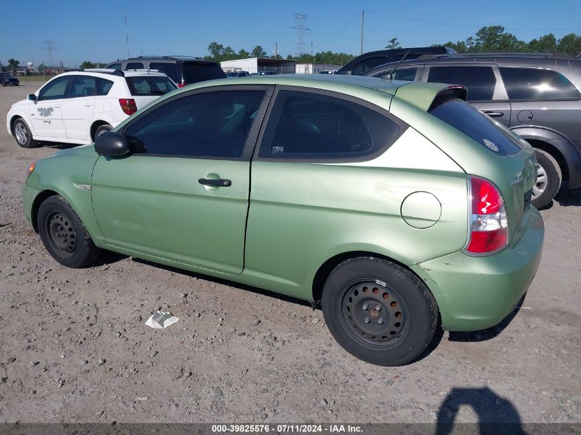 KMHCM36C07U002365 | 2007 HYUNDAI ACCENT