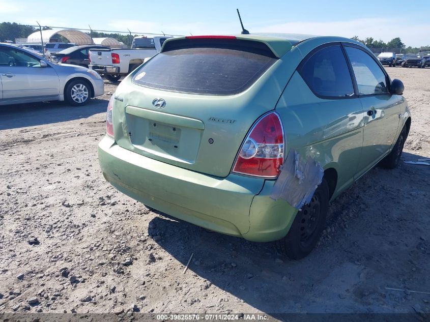 KMHCM36C07U002365 | 2007 HYUNDAI ACCENT