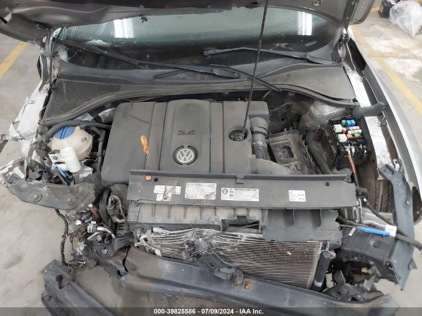 2012 Volkswagen Passat 2.5L S VIN: 1VWAP7A3XCC023769 Lot: 39825586