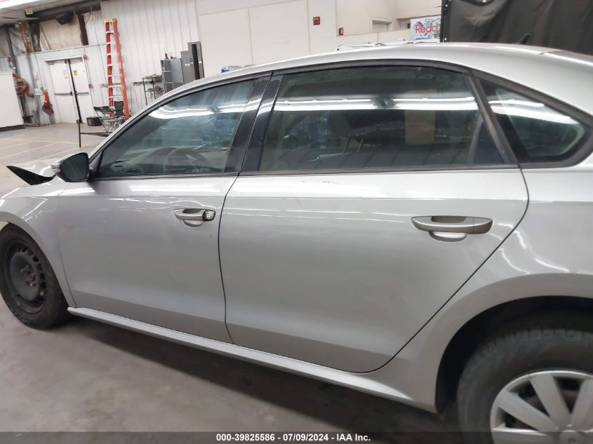 2012 Volkswagen Passat 2.5L S VIN: 1VWAP7A3XCC023769 Lot: 39825586