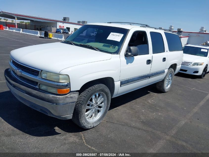 2001 Chevrolet Suburban 1500 Ls VIN: 3GNEC16T81G162080 Lot: 39825587