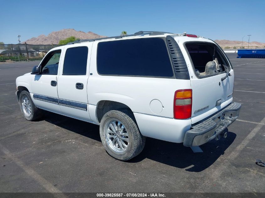 2001 Chevrolet Suburban 1500 Ls VIN: 3GNEC16T81G162080 Lot: 39825587