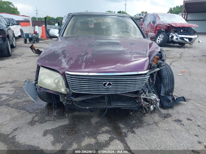 1998 Lexus Ls 400 VIN: JT8BH28FXW0131028 Lot: 39825613