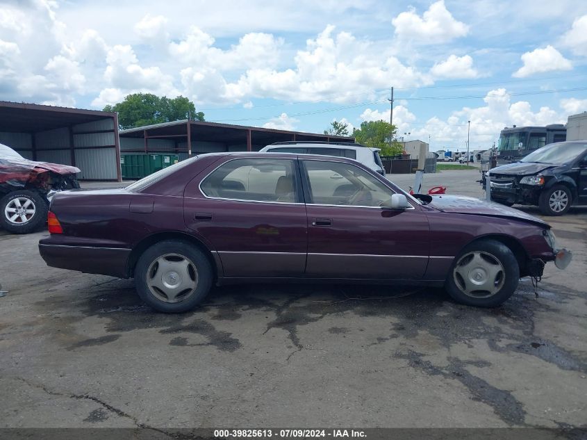 1998 Lexus Ls 400 VIN: JT8BH28FXW0131028 Lot: 39825613