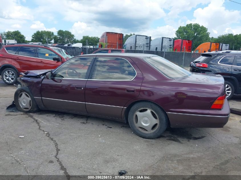 1998 Lexus Ls 400 VIN: JT8BH28FXW0131028 Lot: 39825613
