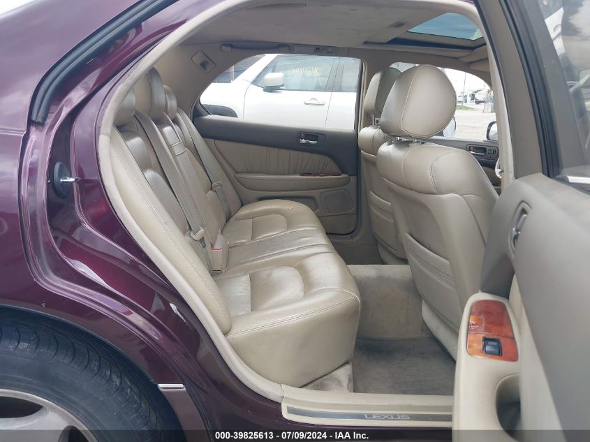 1998 Lexus Ls 400 VIN: JT8BH28FXW0131028 Lot: 39825613