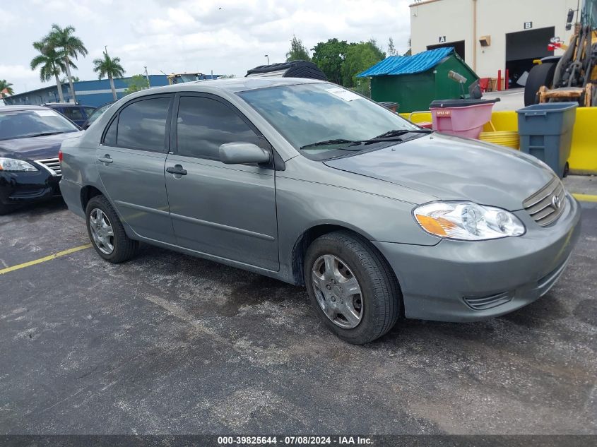 2T1BR38E14C196655 | 2004 TOYOTA COROLLA