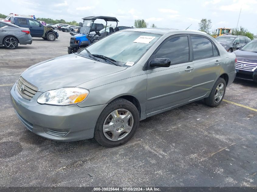 2T1BR38E14C196655 | 2004 TOYOTA COROLLA