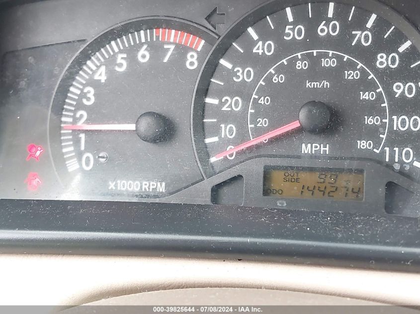 2004 Toyota Corolla Le VIN: 2T1BR38E14C196655 Lot: 39825644