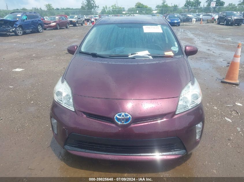 JTDKN3DU1D5603900 2013 Toyota Prius Three Se