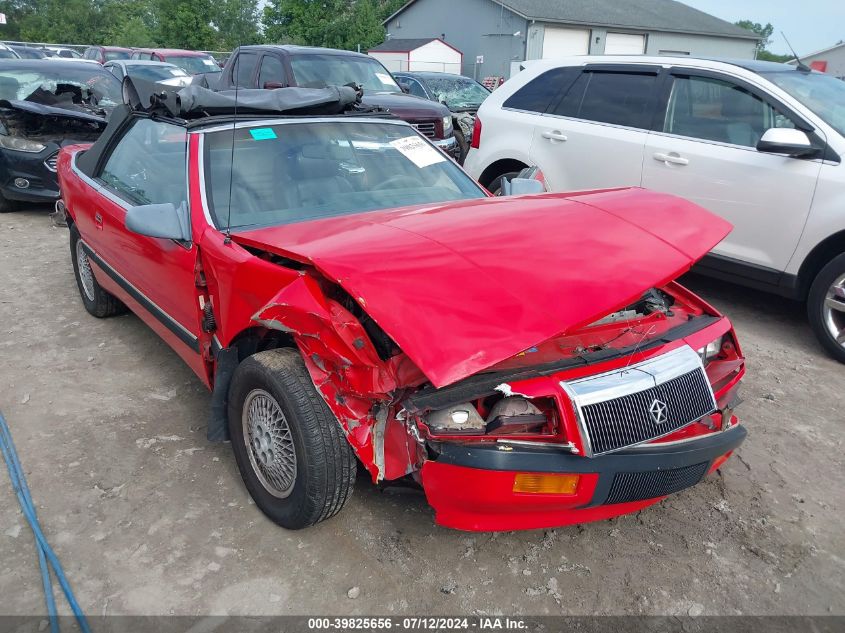 1989 Chrysler Lebaron VIN: 1C3XJ45K7KG243557 Lot: 39825656