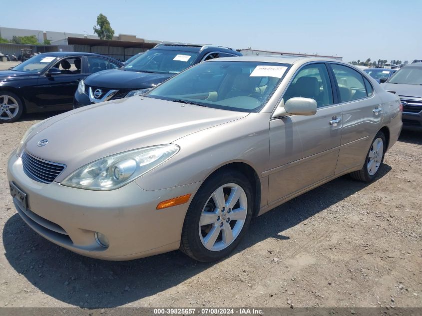 2005 Lexus Es 330 VIN: JTHBA30G955106928 Lot: 39825657