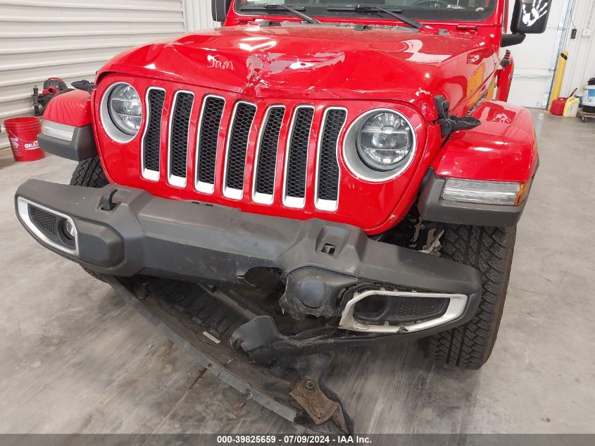 2020 Jeep Wrangler Unlimited Sahara 4X4 VIN: 1C4HJXEN5LW203674 Lot: 39825659