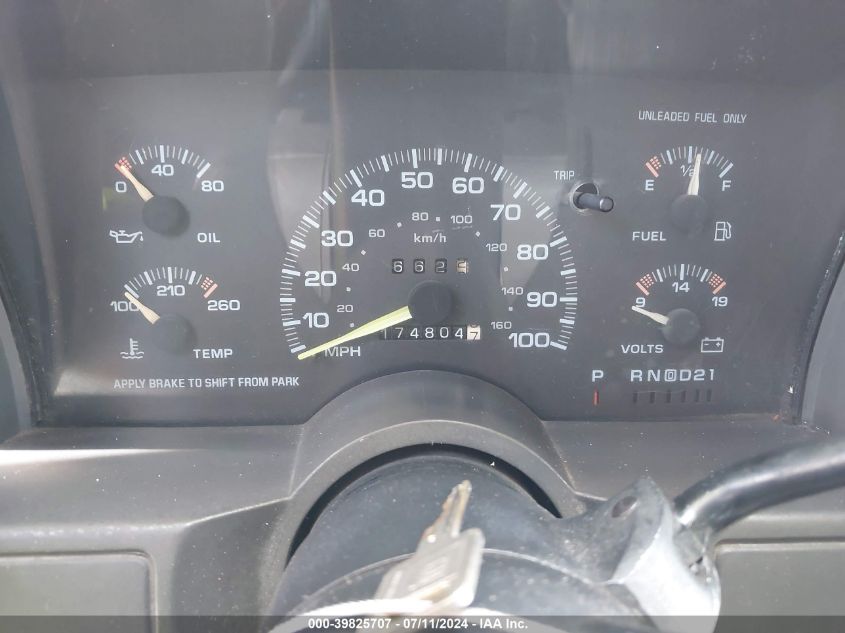 1995 GMC Safari Xt VIN: 1GDDL19W7SB553608 Lot: 39825707