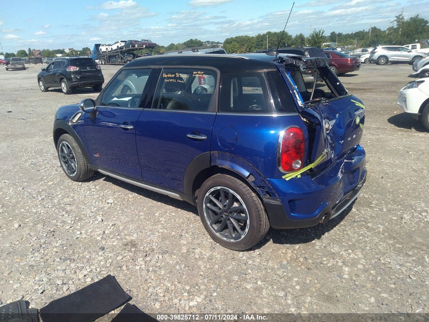2016 Mini Countryman Cooper S VIN: WMWZC5C56GWT39496 Lot: 39825712