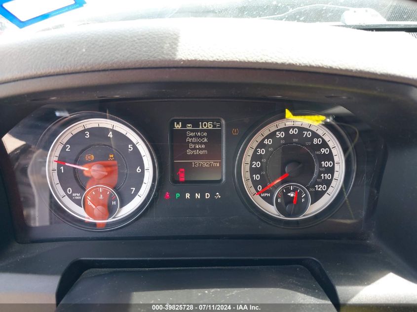 2014 Ram 1500 Big Horn VIN: 1C6RR6GT8ES339253 Lot: 39825728