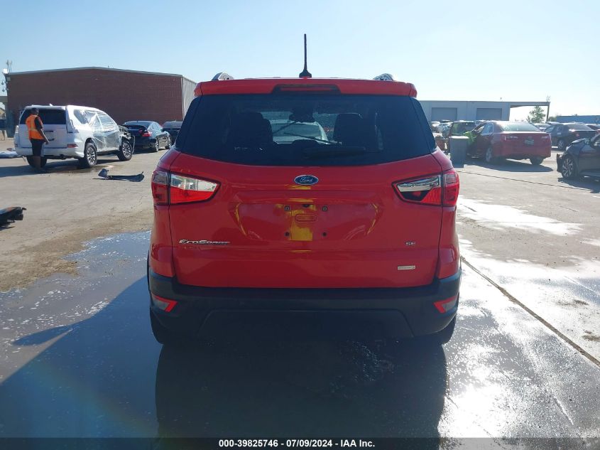 2018 Ford Ecosport Se VIN: MAJ3P1TE8JC196183 Lot: 39825746