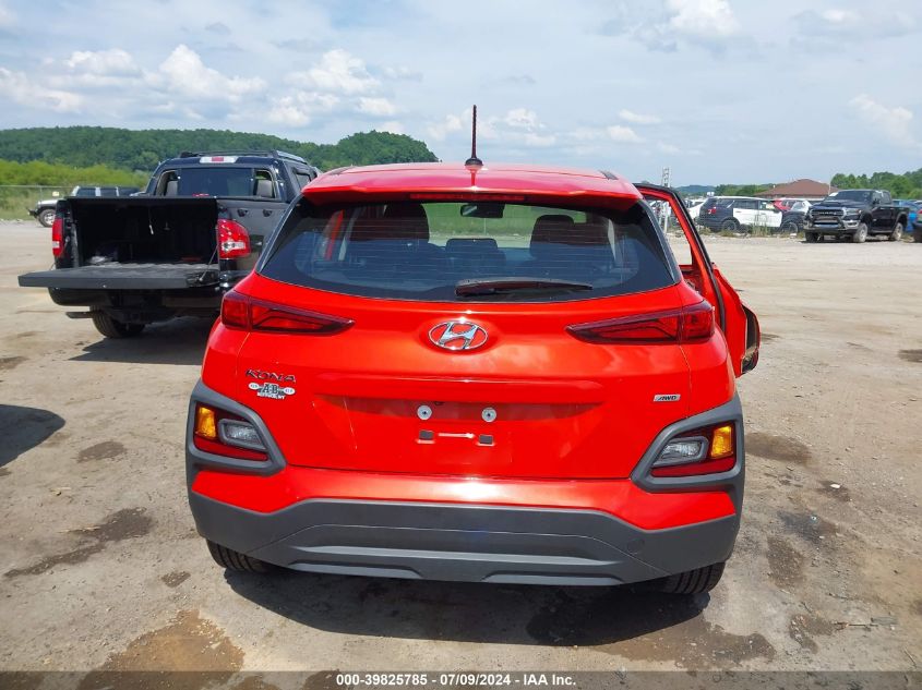 2019 Hyundai Kona Se VIN: KM8K1CAA6KU370990 Lot: 39825785