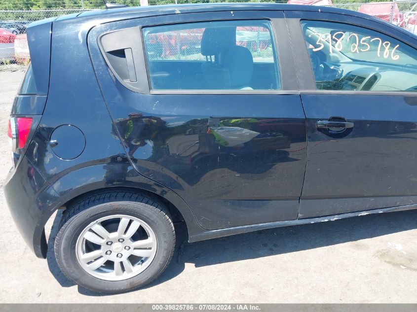 2012 Chevrolet Sonic 1Ls VIN: 1G1JB6SH9C4123791 Lot: 39825786