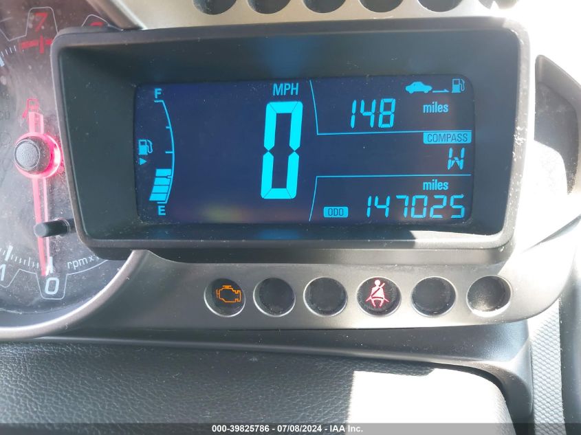 2012 Chevrolet Sonic 1Ls VIN: 1G1JB6SH9C4123791 Lot: 39825786