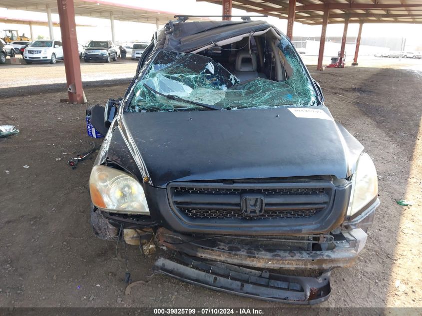 2005 Honda Pilot Exl VIN: 2HKYF18565H508863 Lot: 39825799