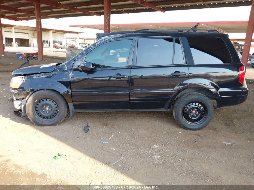 2005 Honda Pilot Exl VIN: 2HKYF18565H508863 Lot: 39825799
