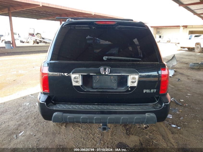 2005 Honda Pilot Exl VIN: 2HKYF18565H508863 Lot: 39825799