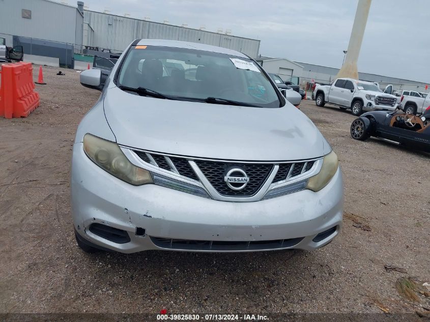 2012 Nissan Murano S VIN: JN8AZ1MU2CW104055 Lot: 39825830