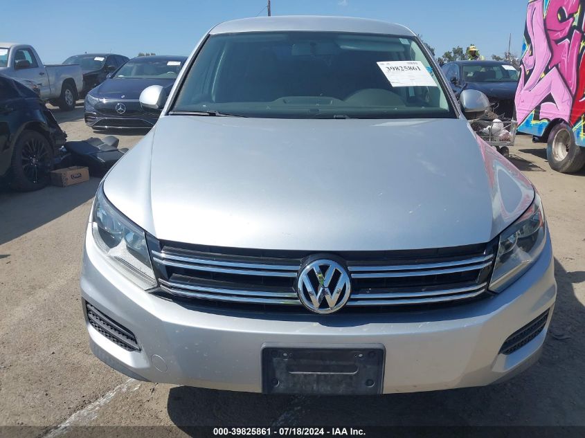 2014 Volkswagen Tiguan Se VIN: WVGBV3AX9EW592960 Lot: 39825861