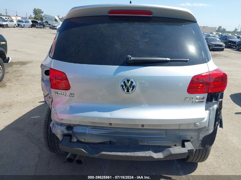 2014 Volkswagen Tiguan Se VIN: WVGBV3AX9EW592960 Lot: 39825861