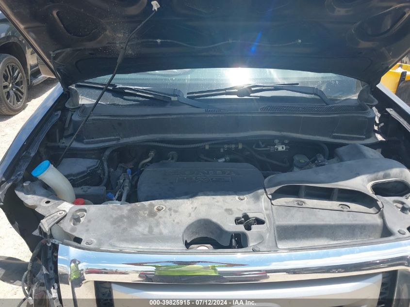 2011 Honda Pilot Ex-L VIN: 5FNYF3H52BB040510 Lot: 39825915