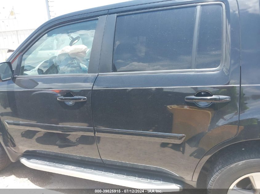 2011 Honda Pilot Ex-L VIN: 5FNYF3H52BB040510 Lot: 39825915