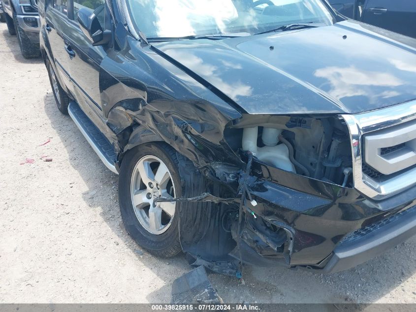 2011 Honda Pilot Ex-L VIN: 5FNYF3H52BB040510 Lot: 39825915