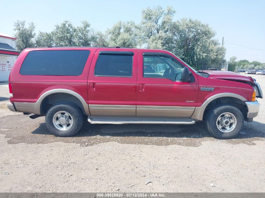 2000 Ford Excursion Limited VIN: 1FMSU43F0YEE53386 Lot: 39825920